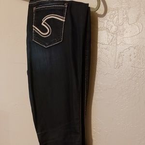 Silver tall bootcut dark wash jeans